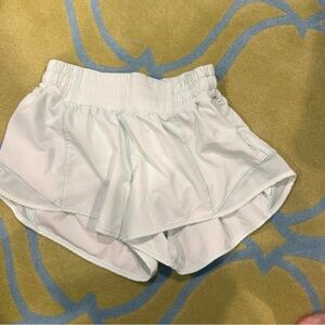 Women's White Athletic Shorts